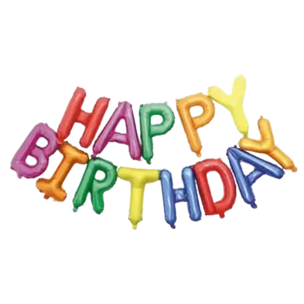 Buon compleanno Pallone Gigante 340x35cm Multicolore