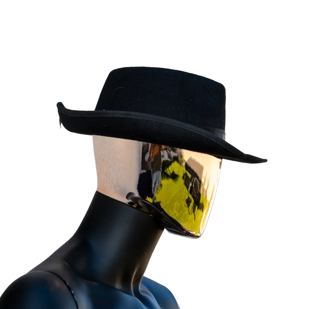 Cappello BORSALINO in tessuto nero