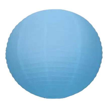 Lanterna giapponese blu chiaro 35cm