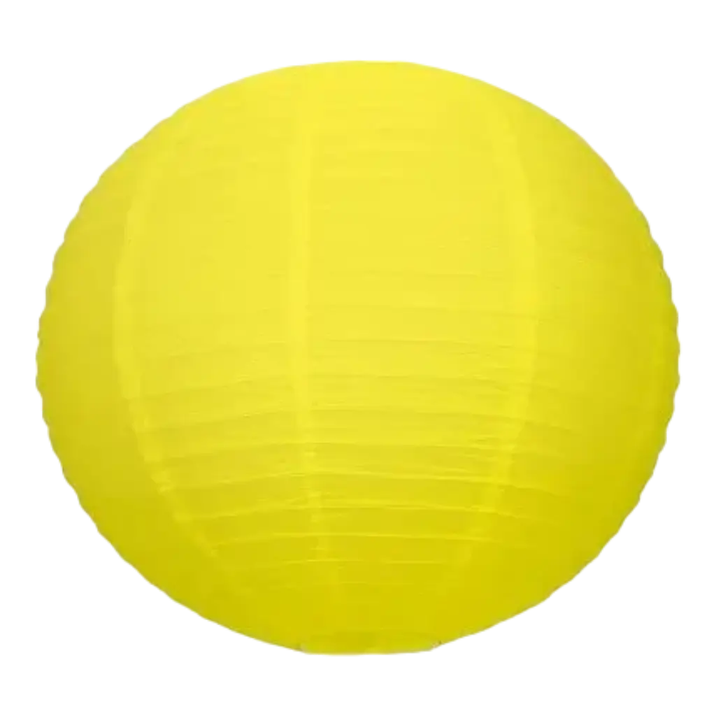 Lanterna giapponese giallo 35cm