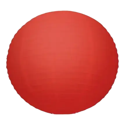Lanterna rossa giapponese 35cm