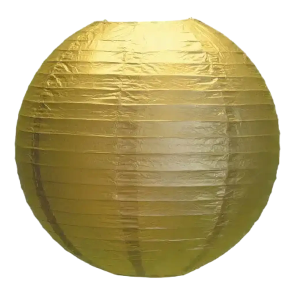 Lanterna Giapponese Oro 35cm