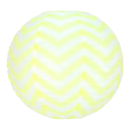 Lanterna giapponese a spina di pesce giallo 35cm