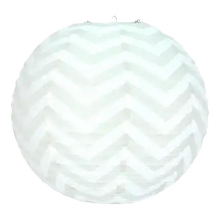 Lanterna giapponese a spina di pesce grigio 35cm