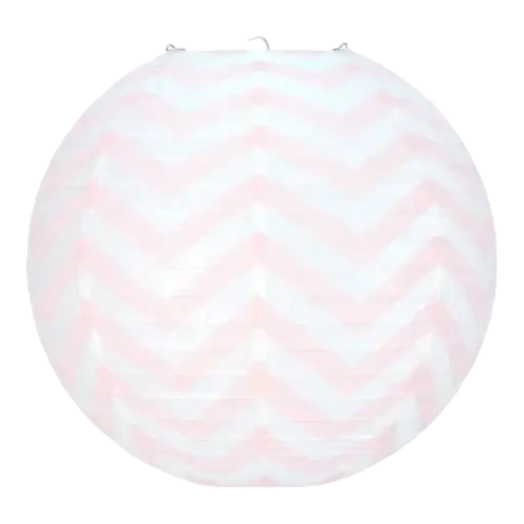 Lanterna a spina di pesce giapponese rosa chiaro 35cm
