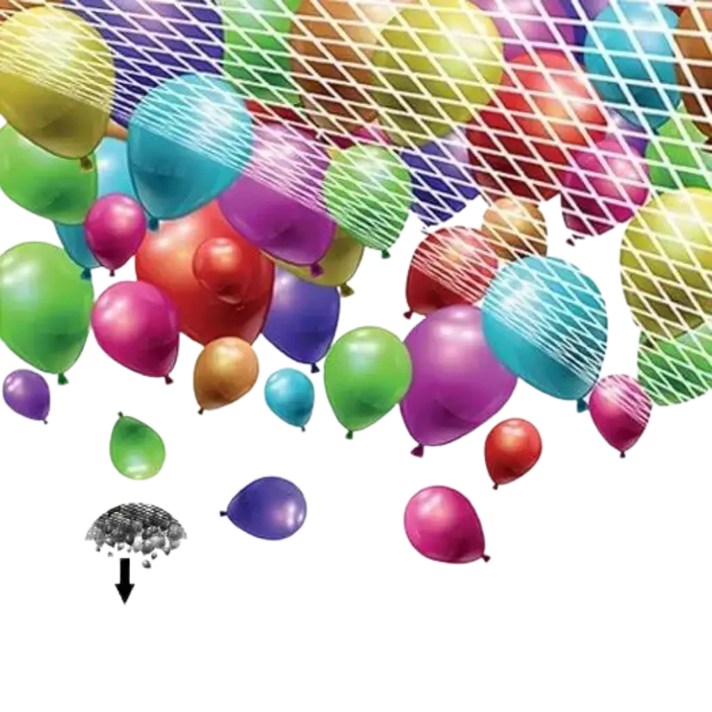 Rete di rilascio dei palloncini (200 palloncini)