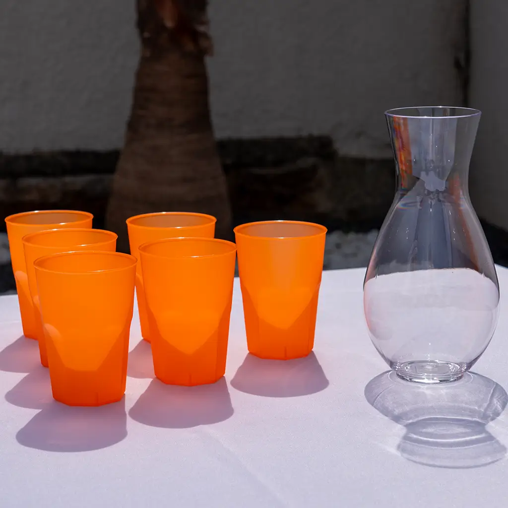 Bicchiere da cocktail arancione 35cl (Set di 20)