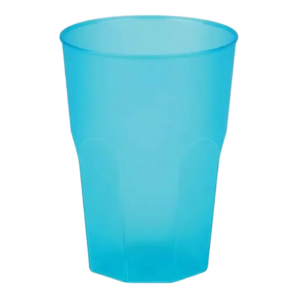 Bicchiere da cocktail blu turchese 35cl (Set di 20)