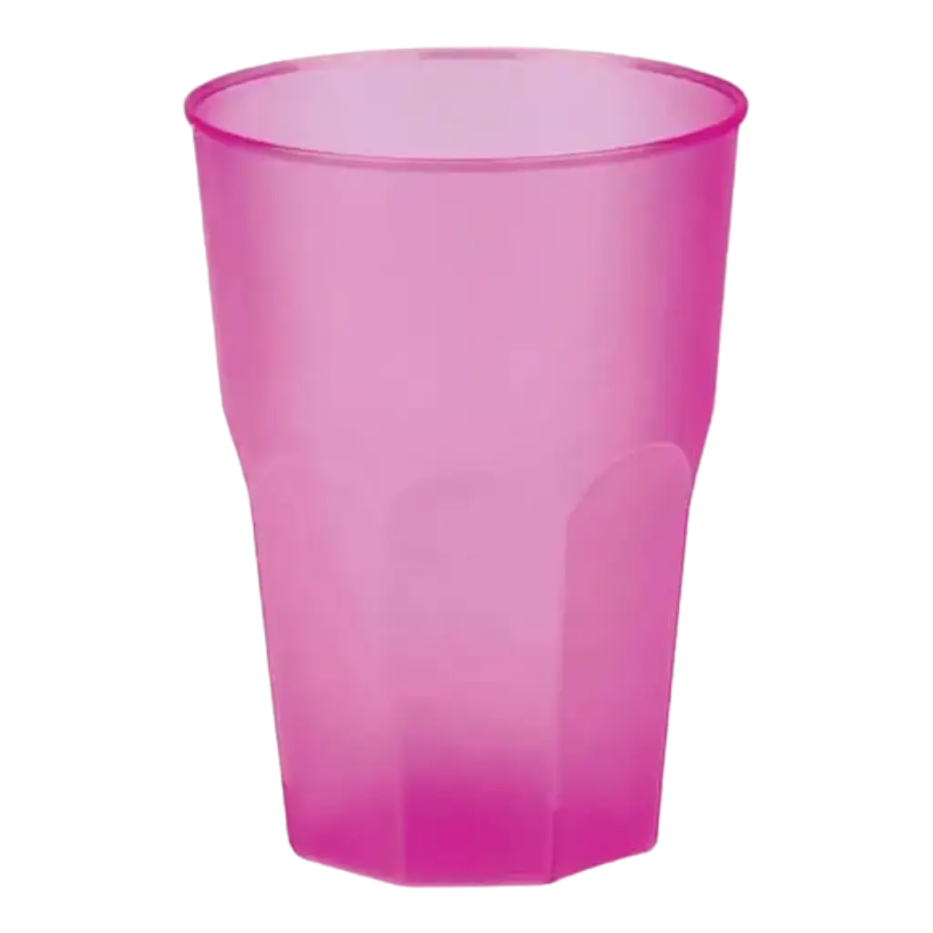 Bicchiere da cocktail rosa fucsia 35cl (Set di 20)