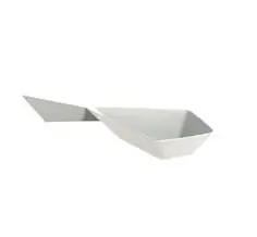 Vetro bianco di plastica Diamante vaso di vetro - Set di 30