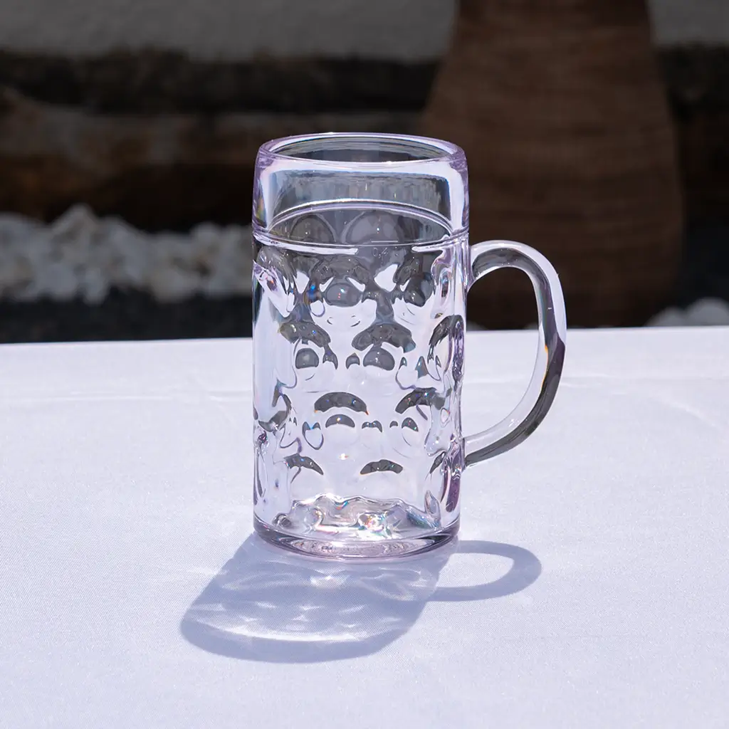 Boccale da birra trasparente design 50cl