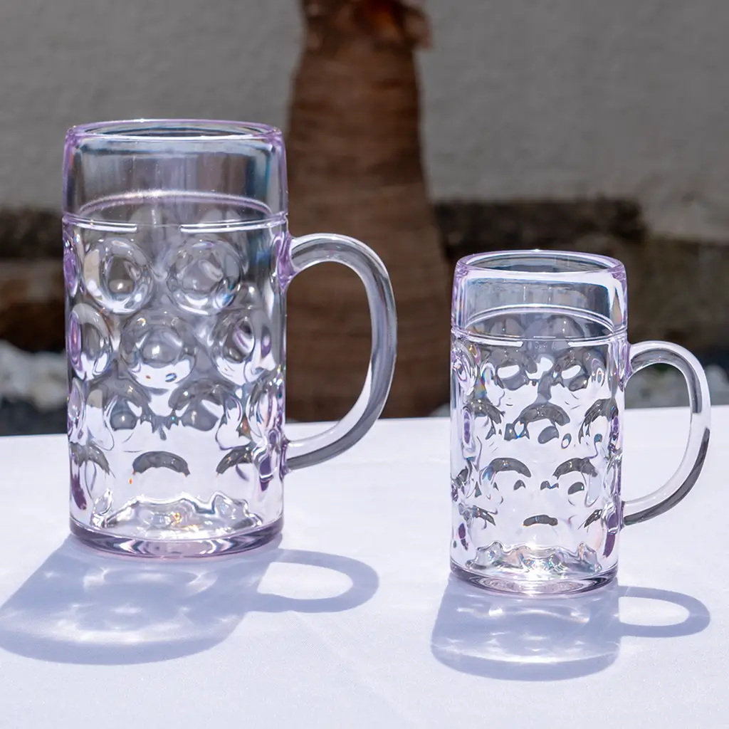 Boccale da birra trasparente design 50cl