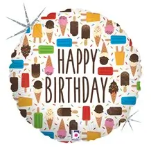 Buon compleanno gelato Balloon 91cm