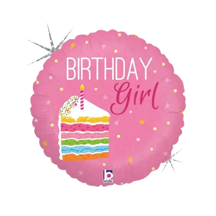 Compleanno Girl sfera rosa ø45cm