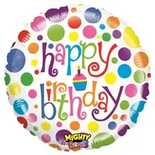 Palla multicolore Buon compleanno ø53cm