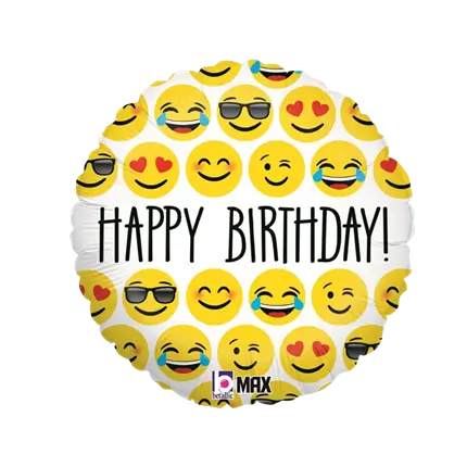 Emoji Buon Compleanno Palla 45cm