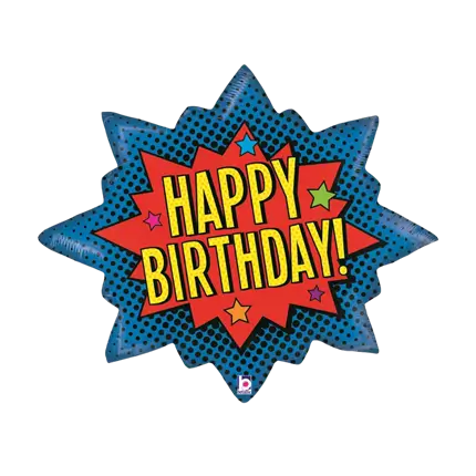Buon compleanno Super Hero Ball 89cm