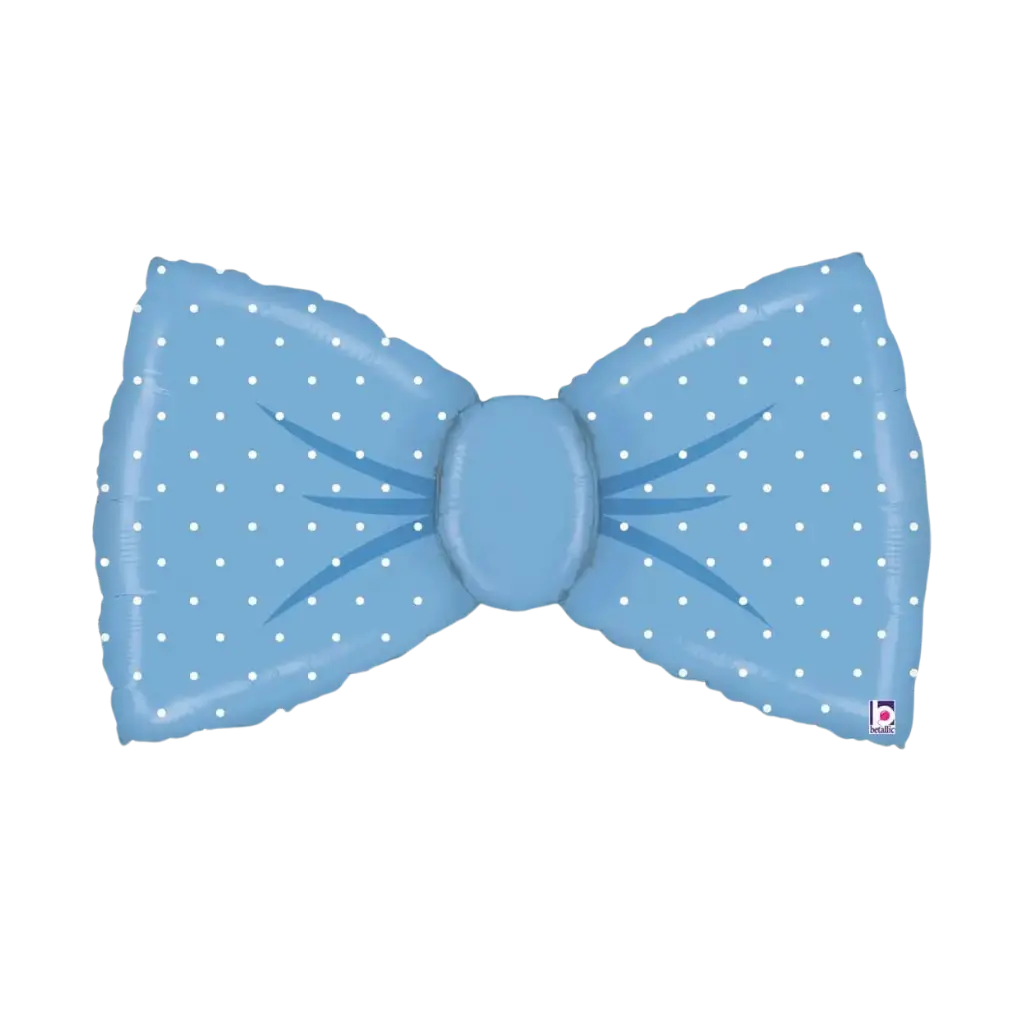 Farfalla Bow Tie Balloon Balloon Blu 107cm