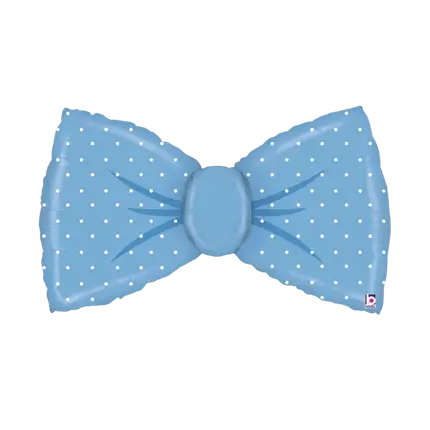 Farfalla Bow Tie Balloon Balloon Blu 107cm