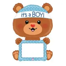 Balloon È un messaggio del ragazzo gigante 122cm