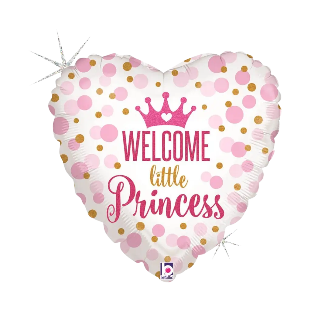 Benvenuti Little Princess Heart Balloon 45cm