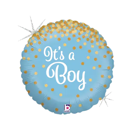 Palla brillante It's a Boy blu It's a Boy ø45cm