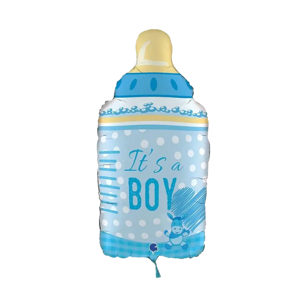 E' un bambino" Baby Bottle Balloon 74cm