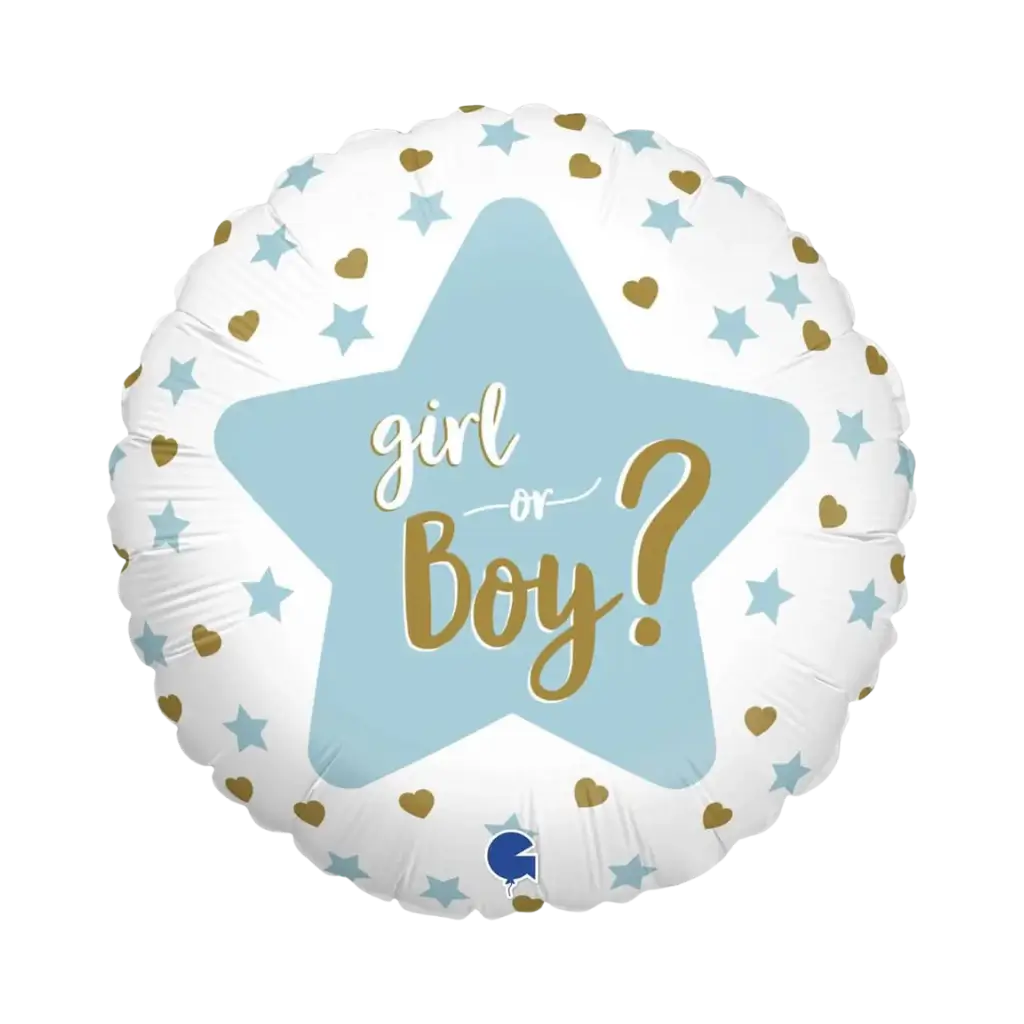 Ragazzo o ragazza "Gender Reveal" Palla ø45cm