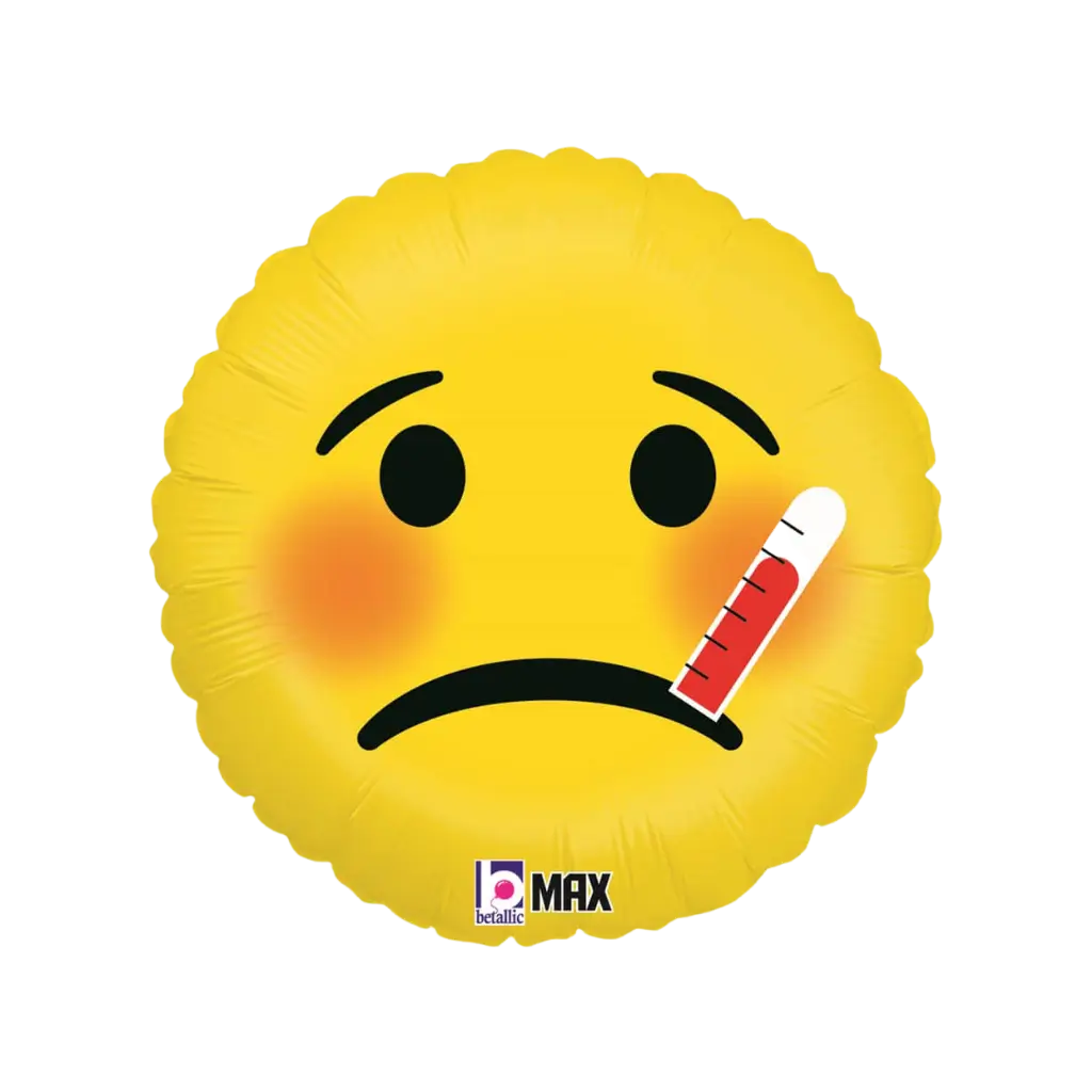 Palloncino Emoji malato ø45cm