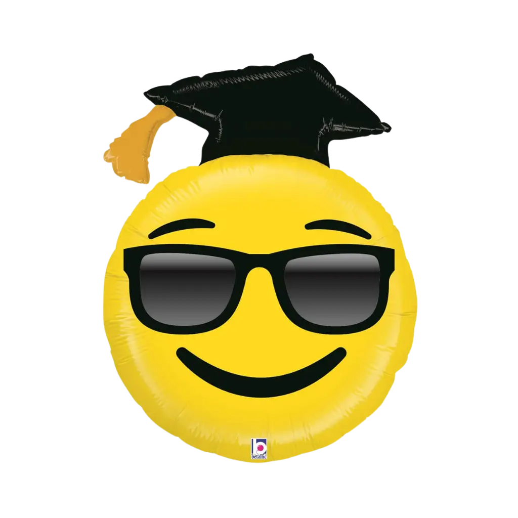 Palloncino Emoji Graduate Balloon ø94cm