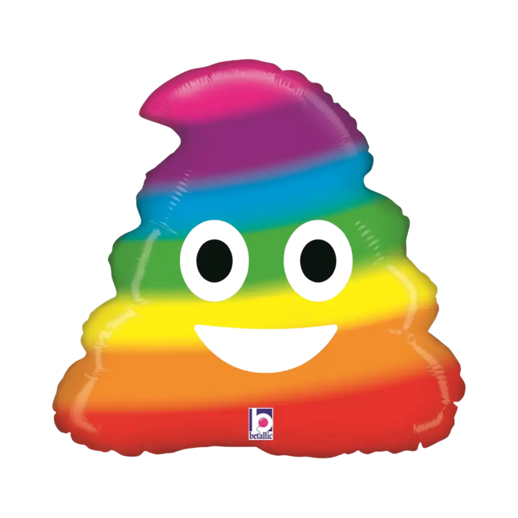 Palla Emoji Caca Arcobaleno Emoji Caca ø51cm