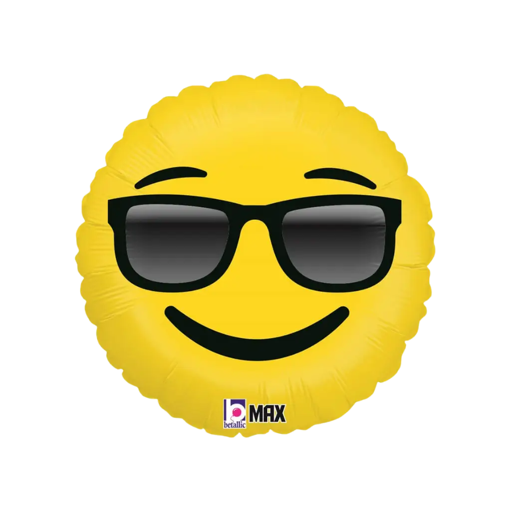 Occhiali da sole a palloncino Emoji ø45cm