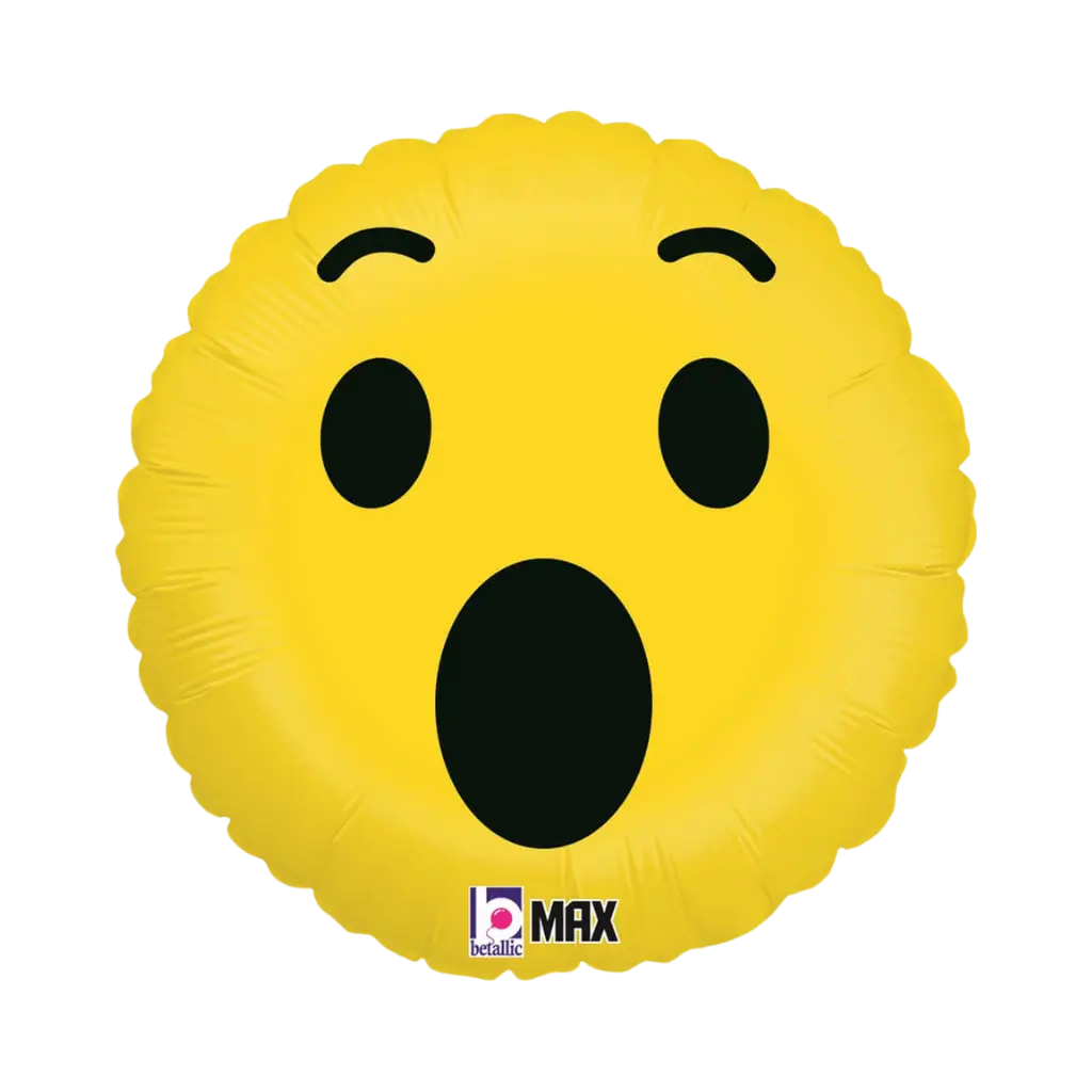 Emoji Wow Balloon ø45cm