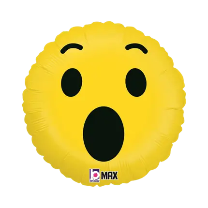 Emoji Wow Balloon ø45cm