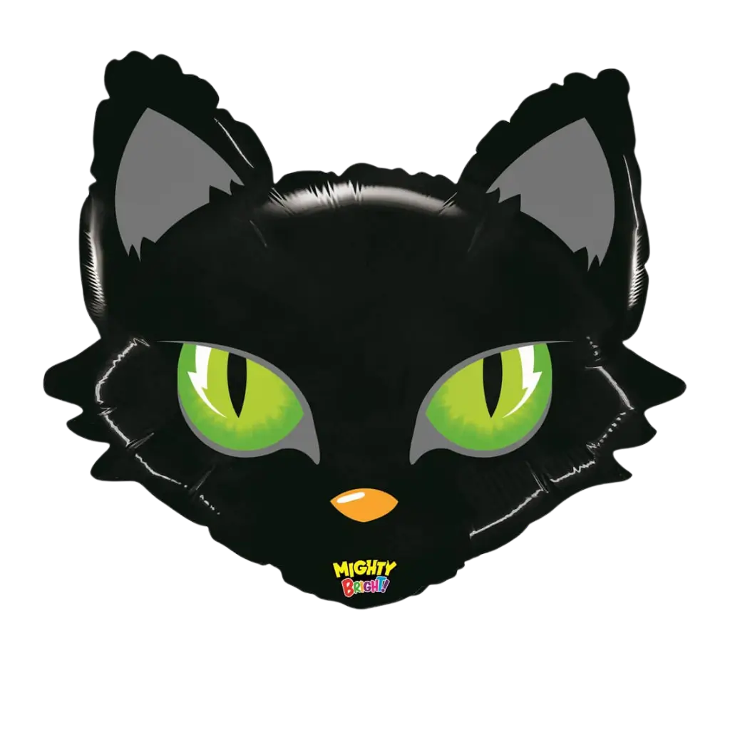 Palloncino a testa di gatto nero 71cm