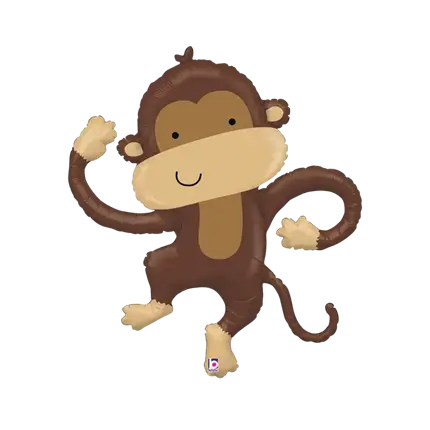 Monkey Helium Balloon 102cm