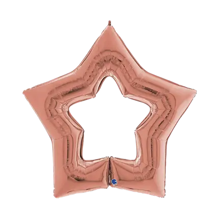Stella Oro Rosa Stella Linky Palloncino in metallo 122cm