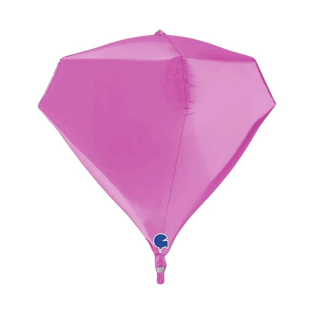 Palloncino Elio Diamante Rosa 4D 45cm