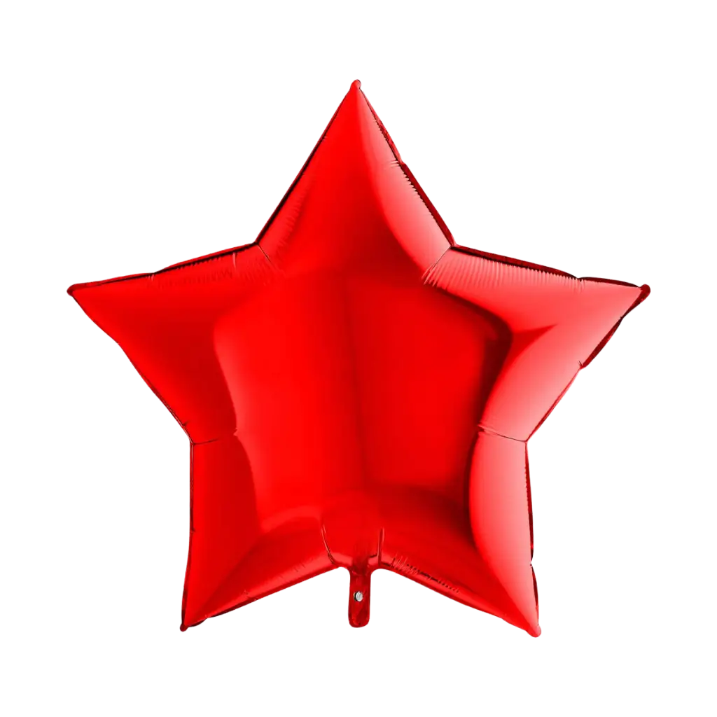 Stella Rossa Palloncino Rosso 91cm