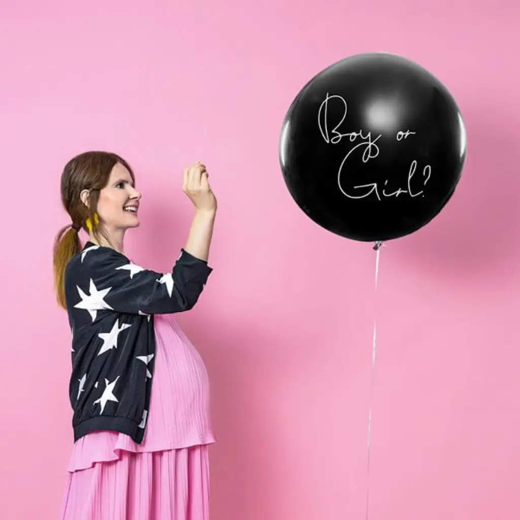 Coriandoli Balloons Gender Reveal Girl
