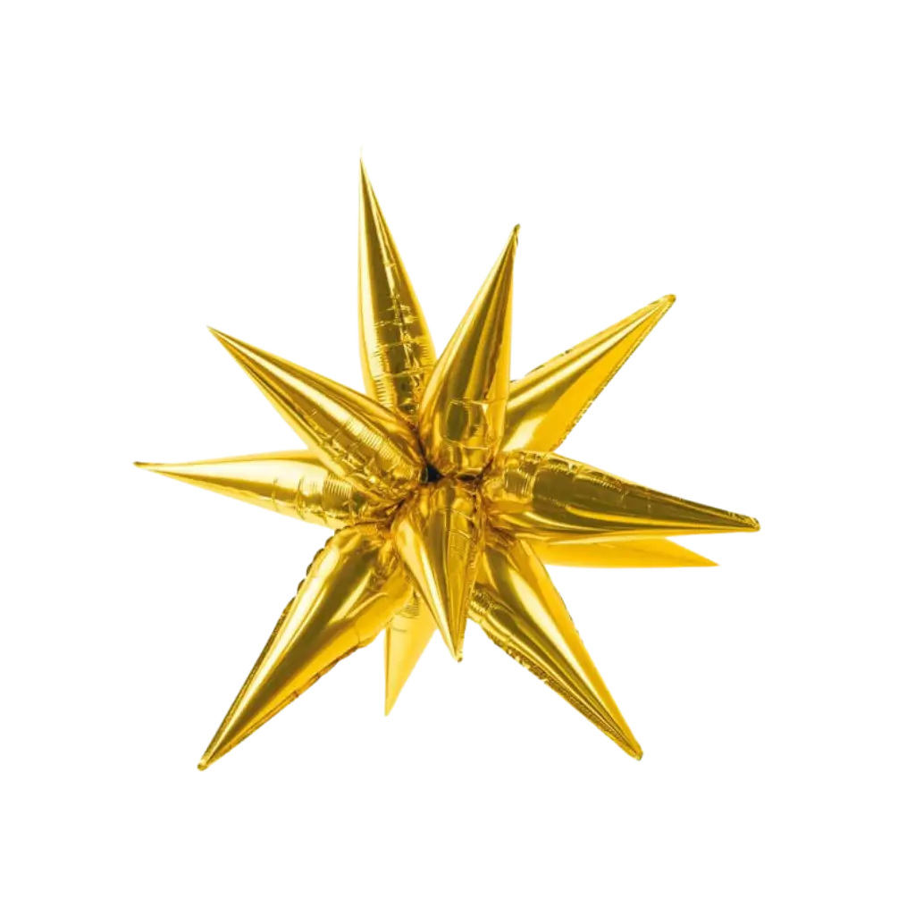 Stella 3D Ball Gold Star 95cm