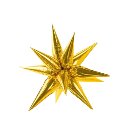 Stella 3D Ball Gold Star 95cm