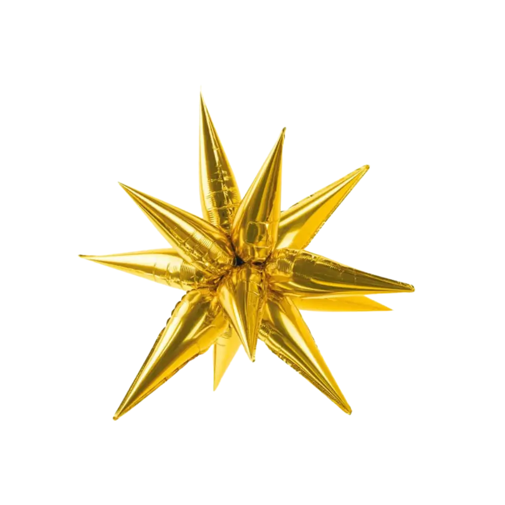Stella 3D Ball Gold Star 70cm