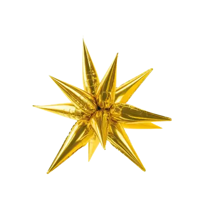 Stella 3D Ball Gold Star 70cm