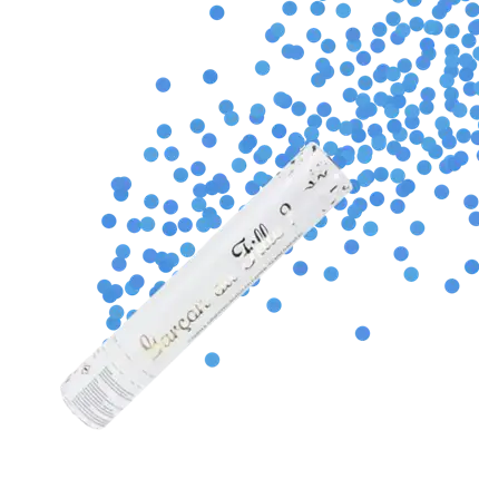 I coriandoli rivelano il blu del genere Coriandoli