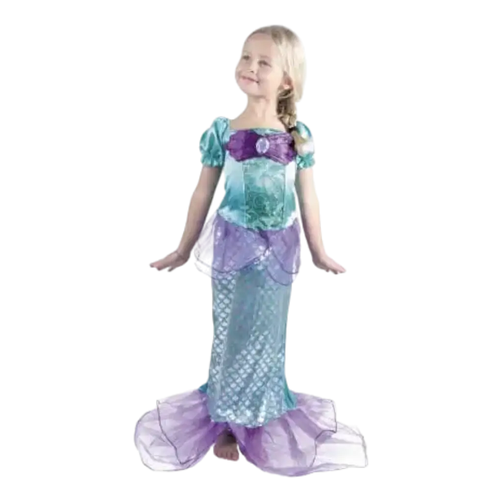 Costume da sirena 4-6 anni