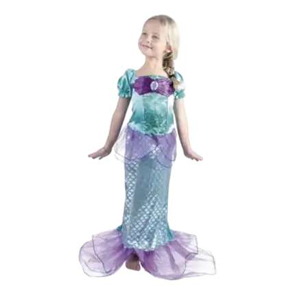 Costume da sirena 4-6 anni