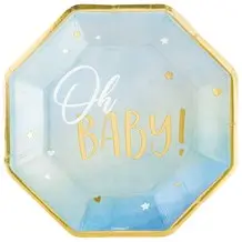 Oh Baby Boy Paper Plate (Set di 8)