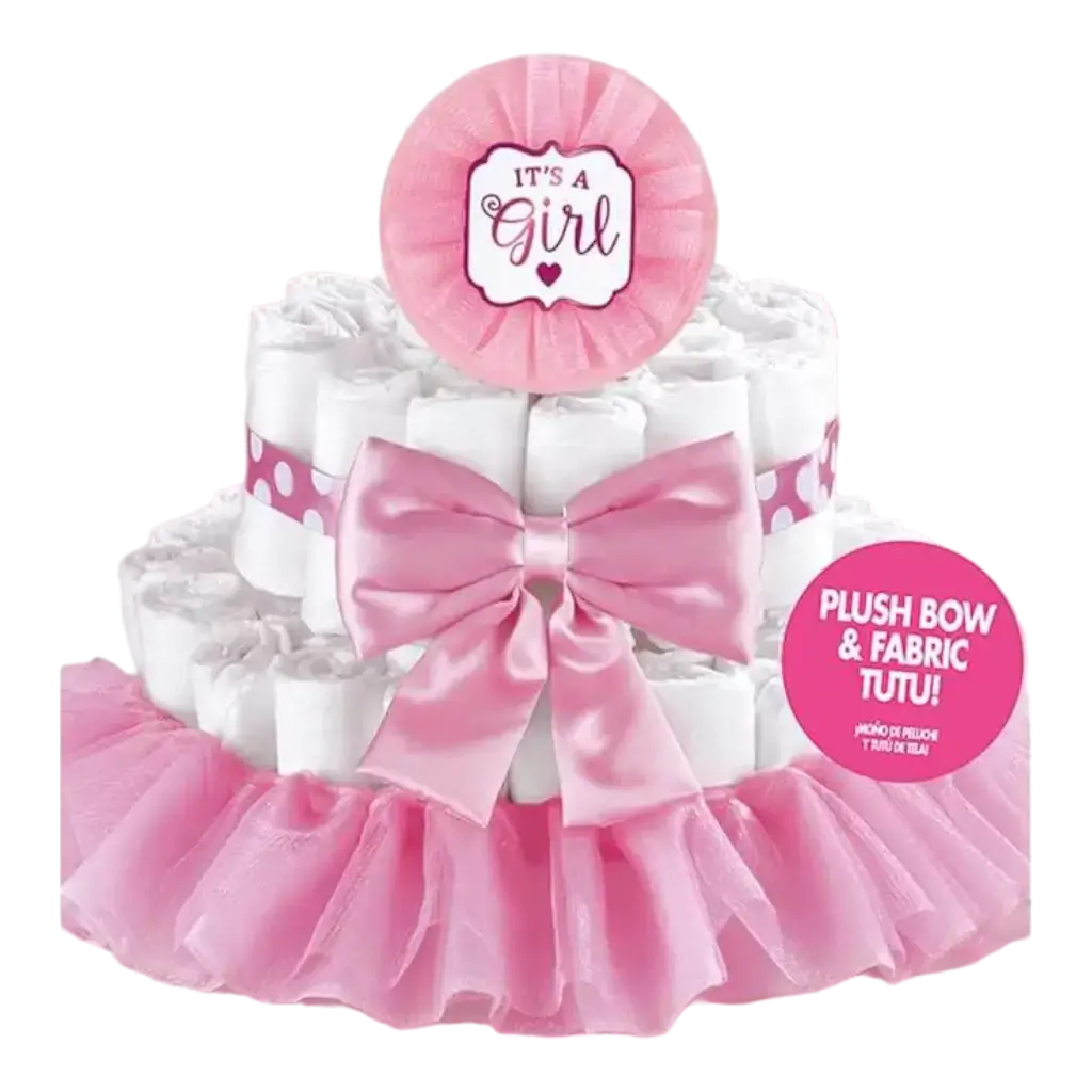 Kit decorazione torta Baby Shower Girl (4 pezzi)