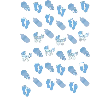 Decorazione ghirlanda baby shower blul (set di 6)